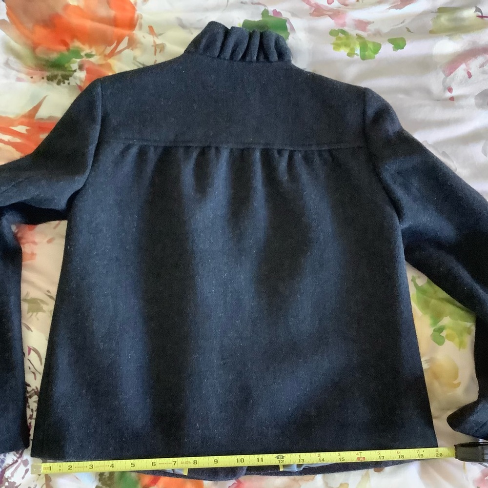 J.Crew Ruffle Wool Jacket - Picture 6 of 6